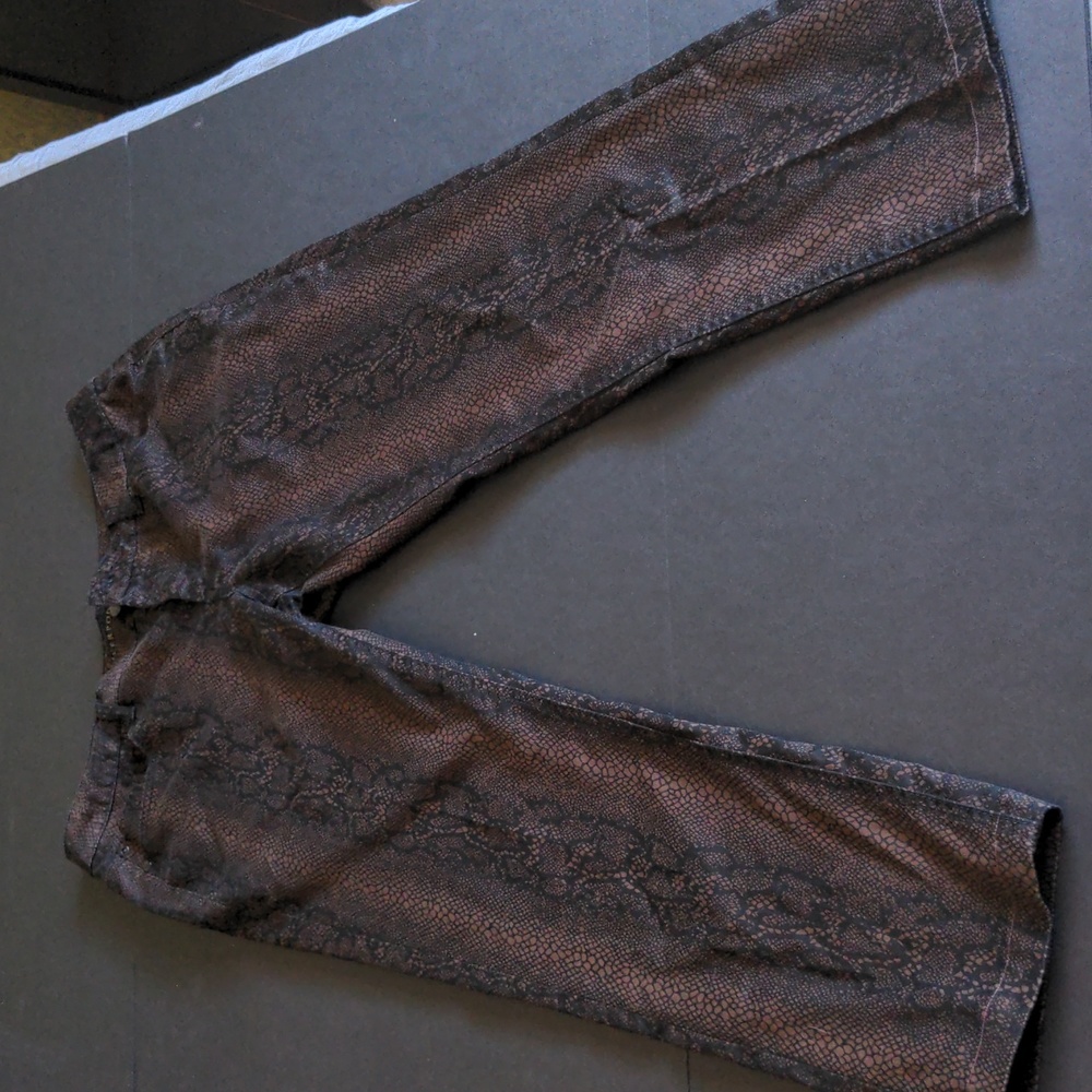 Liverpool Snakeskin Pattern Jeans